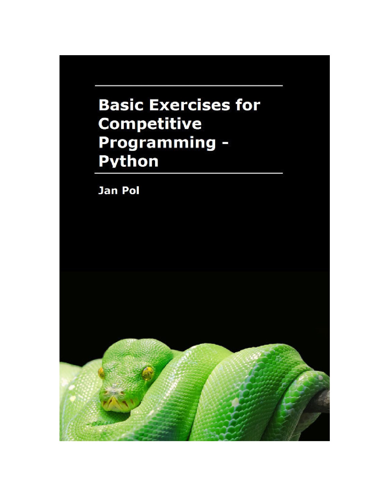 Pol J. Basic Exercises for Competitive Programming Python 2021