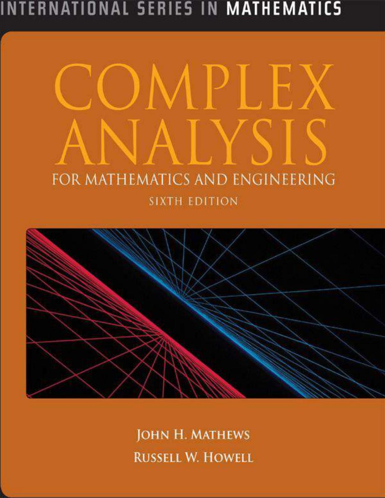 Complex Analysis for Mathematics and Engineering 6ed 2012