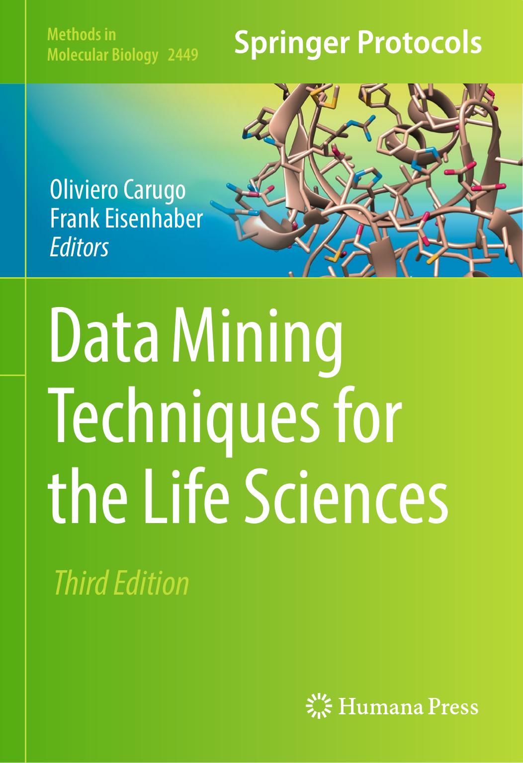 Data Mining Techniques for the Life Sciences 3ed 2022