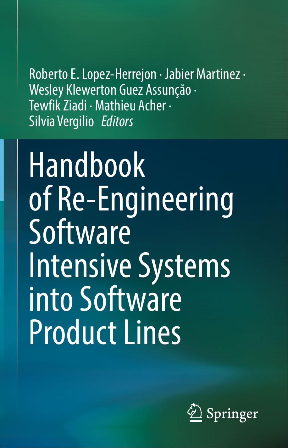 Handbook of Re-Engineering Software Intensive Systems 2023