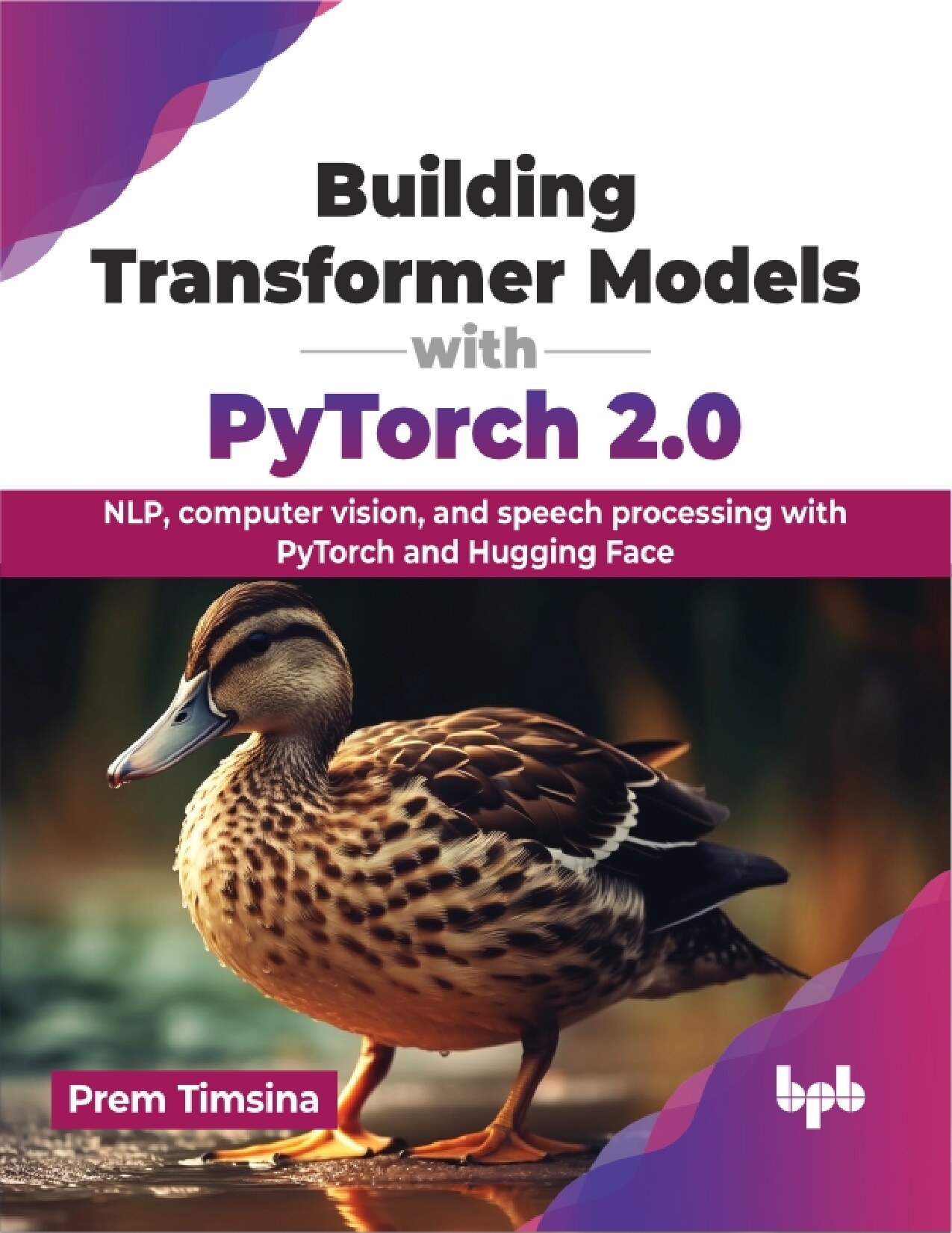 Building Transformer Models with Pytorch 2. 0: NLP, computer vision, and speech processing with PyTorch and Hugging Face