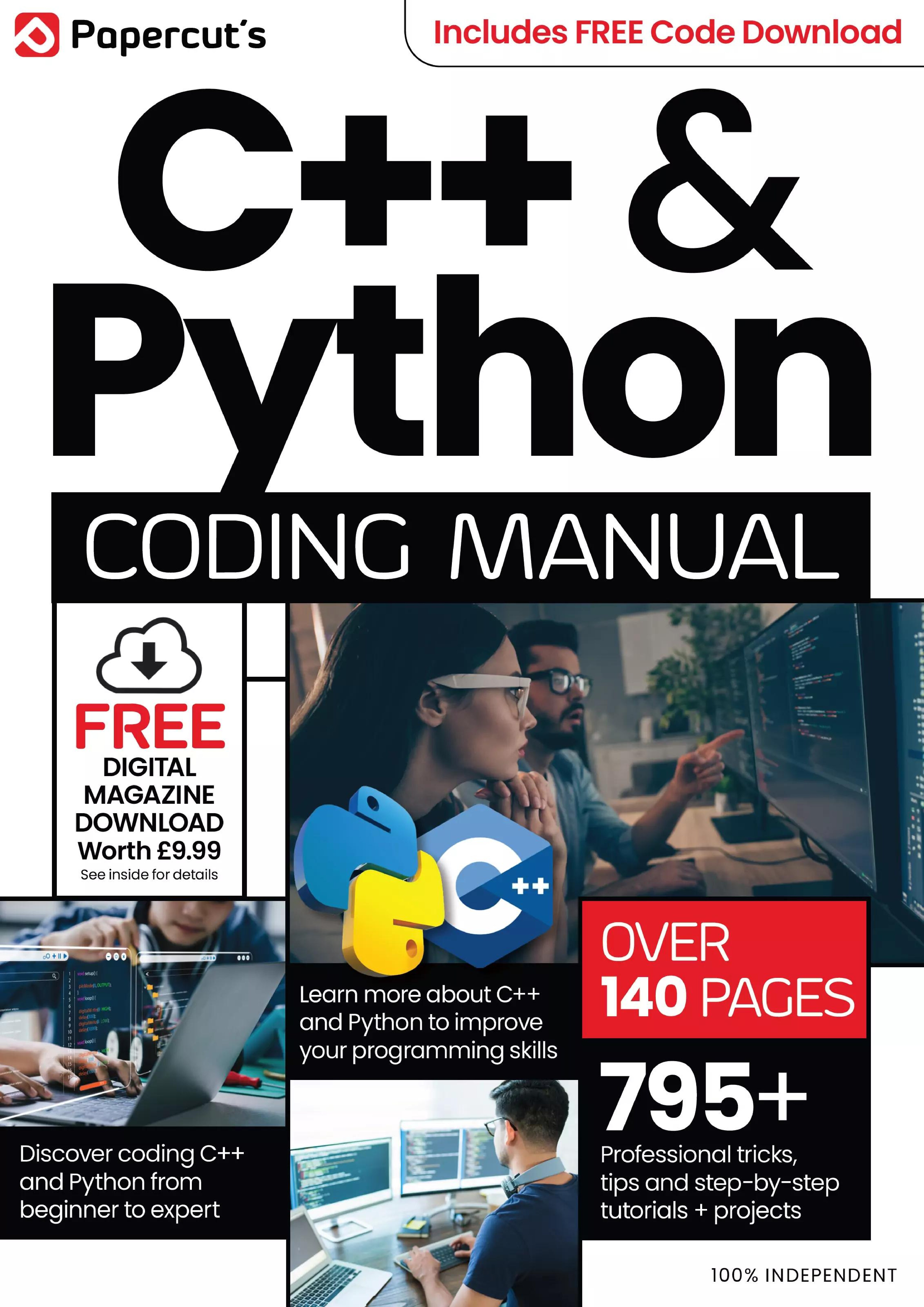 C++ & Python Coding Manual - 20th Edition 2024